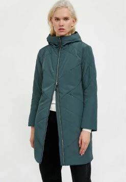 Finn Flare Damen Wintermantel - Dark Green