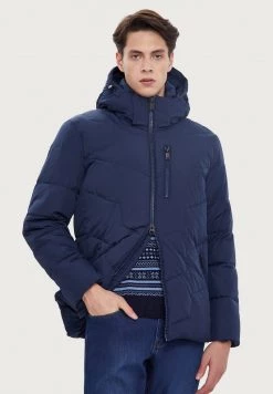 Finn Flare Herren Winterjacke - Dark Blue