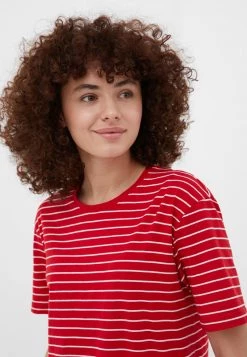 Finn Flare T-Shirt Print - Red | Damen