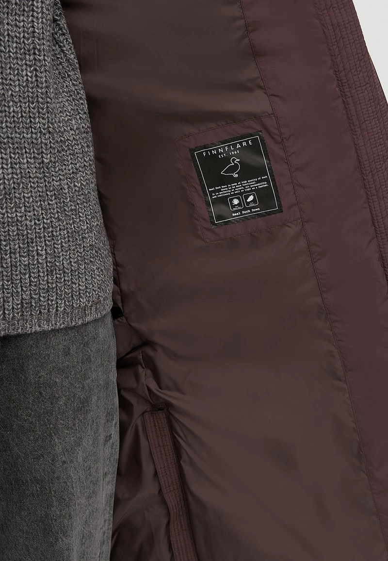 Finn Flare Damen Daunenmantel - Dark Purple 8 Finn Flare Damen Daunenmantel - Dark Purple – Bild 6