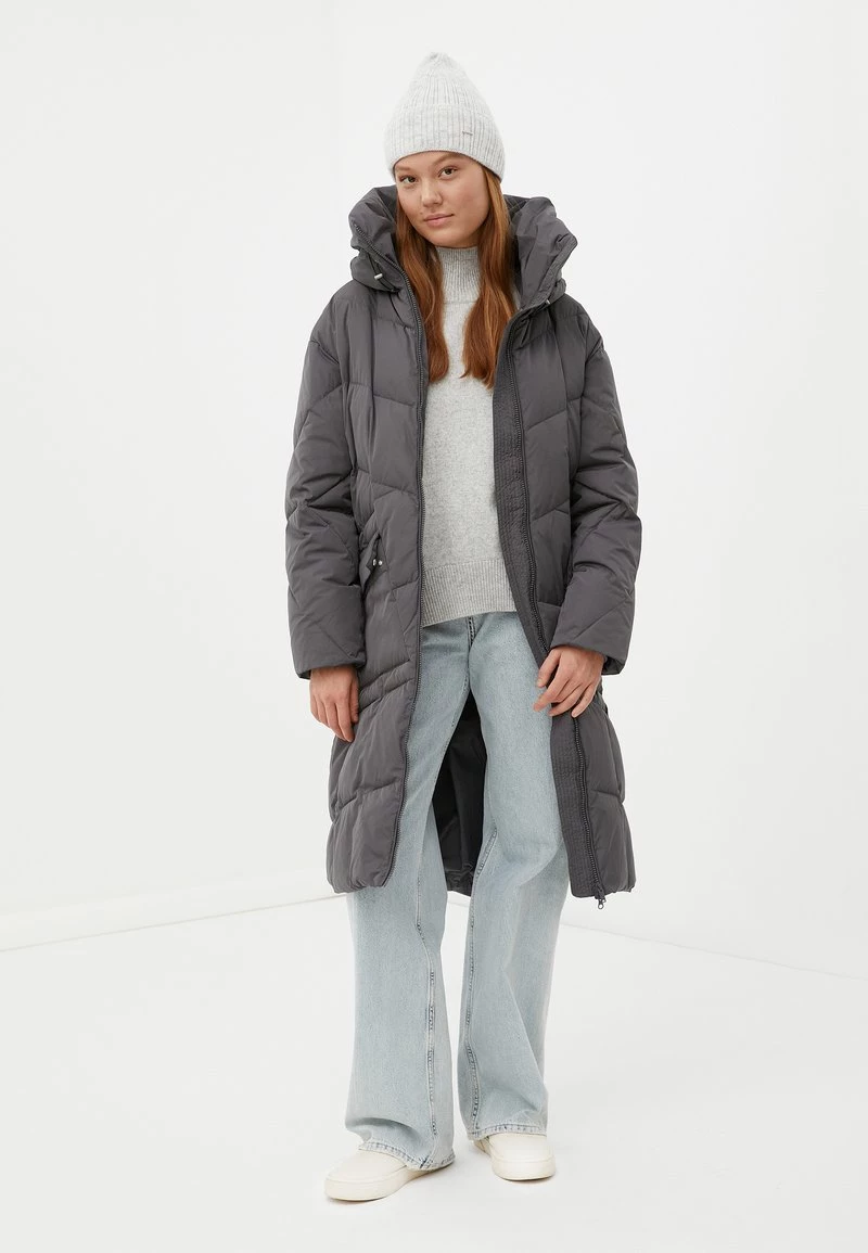 Finn Flare Damen Wintermantel - Dark Grey 4 Finn Flare Damen Wintermantel - Dark Grey – Bild 2