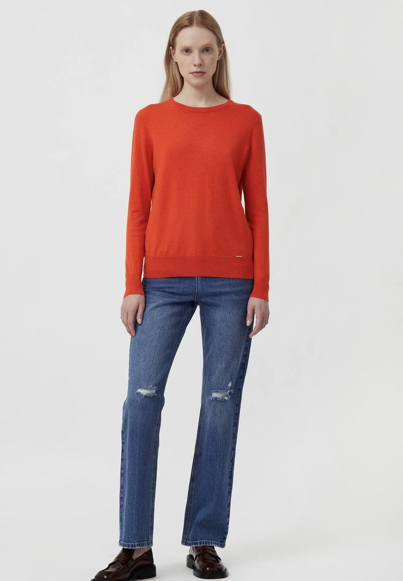 Finn Flare Damen Strickpullover - Orange 4 Finn Flare Damen Strickpullover - Orange – Bild 2