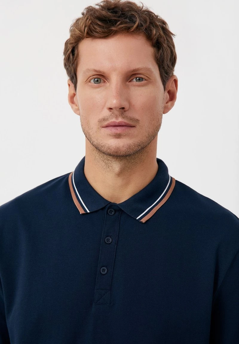 Finn Flare Herren Poloshirt - Dark Blue 6 Finn Flare Herren Poloshirt - Dark Blue – Bild 4