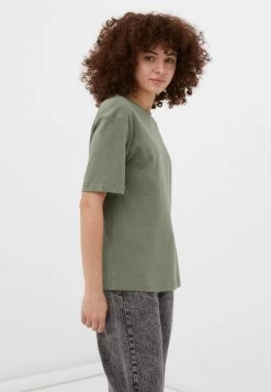 Finn Flare Damen T-Shirt Basic - Blue-green -Finn Flare Verkaufsladen 76c8ba6568da4520a94c5a9dc15385d2