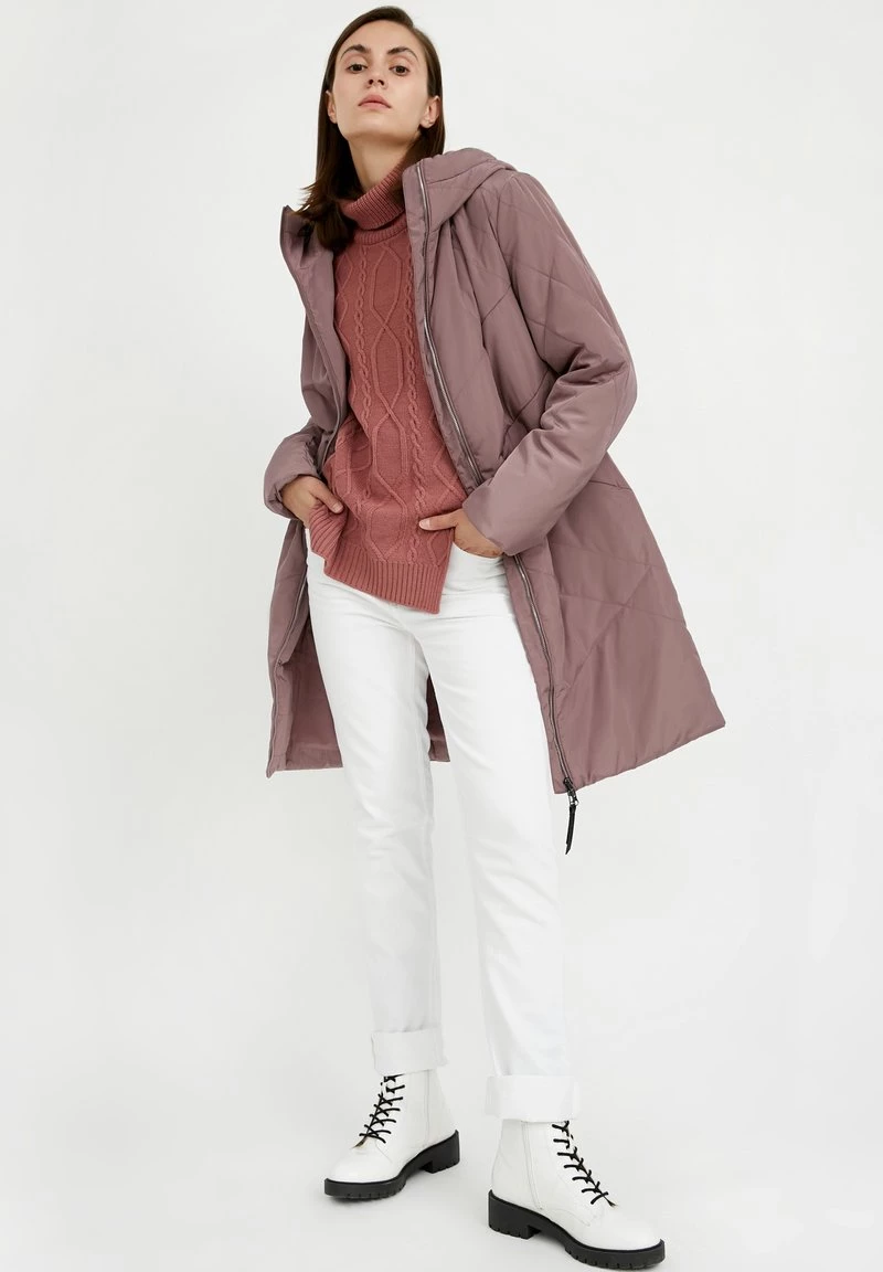 Finn Flare Wintermantel - Grey-lilac | Damen 3 Finn Flare Wintermantel - Grey-lilac | Damen