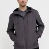 Finn Flare Herren Windbreaker - Dark Grey -Finn Flare Verkaufsladen 77533fa6f9c24ed28bd2305c5c4cbfa8