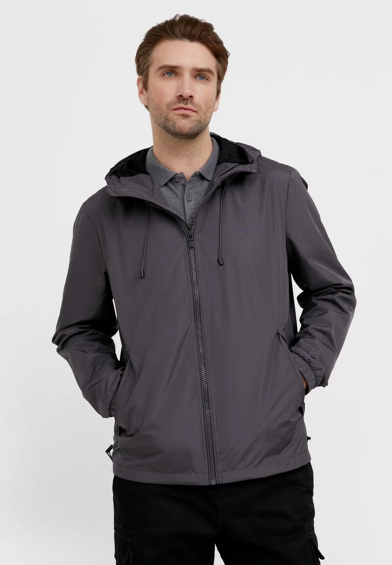 Finn Flare Herren Windbreaker - Dark Grey 3 Finn Flare Herren Windbreaker - Dark Grey