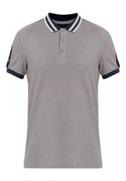 Finn Flare Poloshirt - Grey Melange | Herren -Finn Flare Verkaufsladen 7756f35236bc4219be7e89adaf287ebe