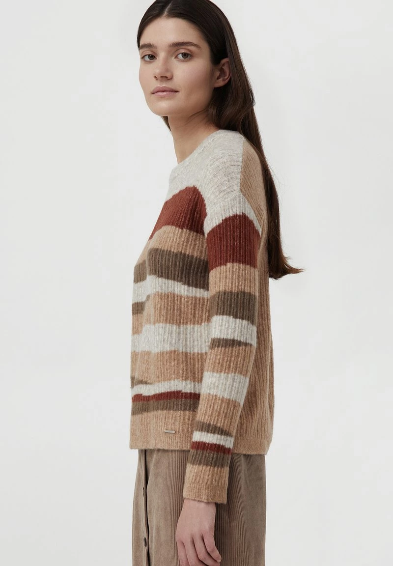 Finn Flare Damen RUNDHALS - Strickpullover - Beige 8 Finn Flare Damen RUNDHALS - Strickpullover - Beige – Bild 6