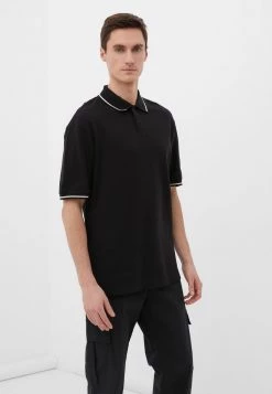 Finn Flare Herren Poloshirt - Black -Finn Flare Verkaufsladen 7810879c514d47a38a2e0e1da8aad393