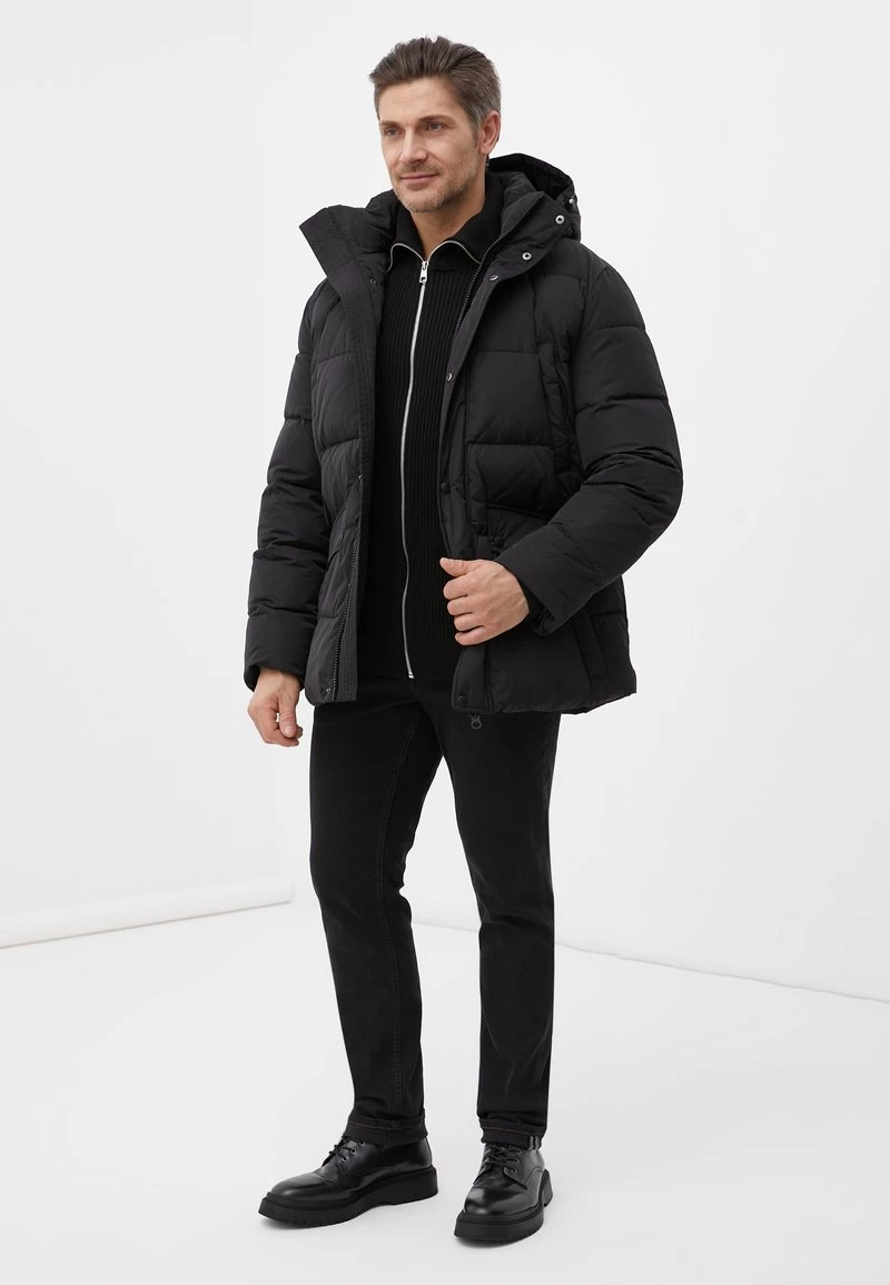 Finn Flare Wintermantel - Black | Herren 4 Finn Flare Wintermantel - Black | Herren – Bild 2