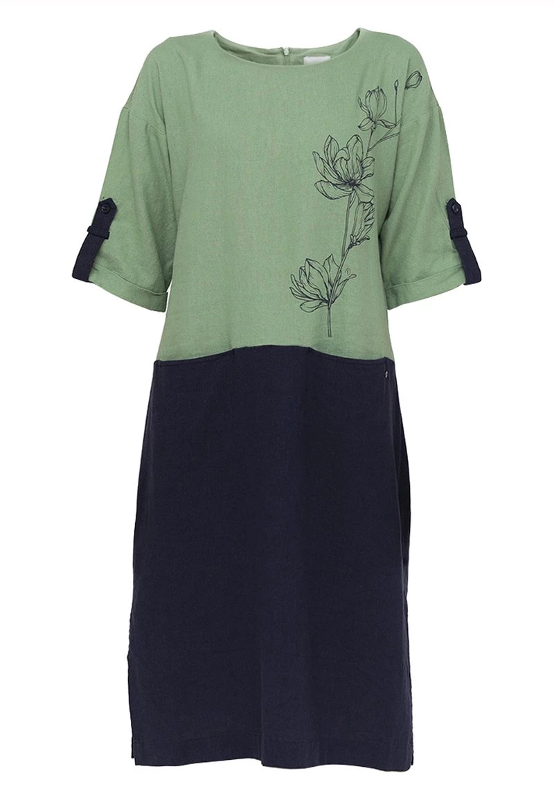 Finn Flare Damen ZWEIFARBIGEM DESIGN - Freizeitkleid - Cosmic Blue 7 Finn Flare Damen ZWEIFARBIGEM DESIGN - Freizeitkleid - Cosmic Blue – Bild 5