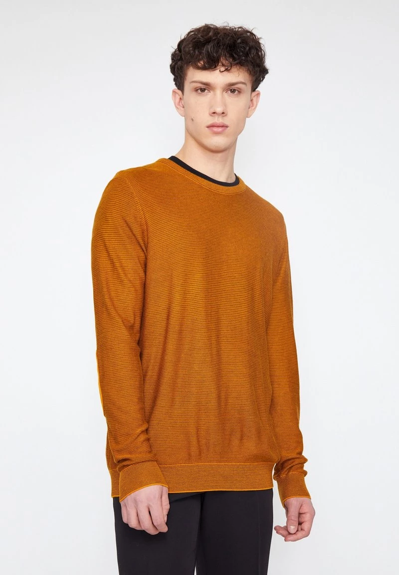 Finn Flare Herren Strickpullover - Yellow 3 Finn Flare Herren Strickpullover - Yellow