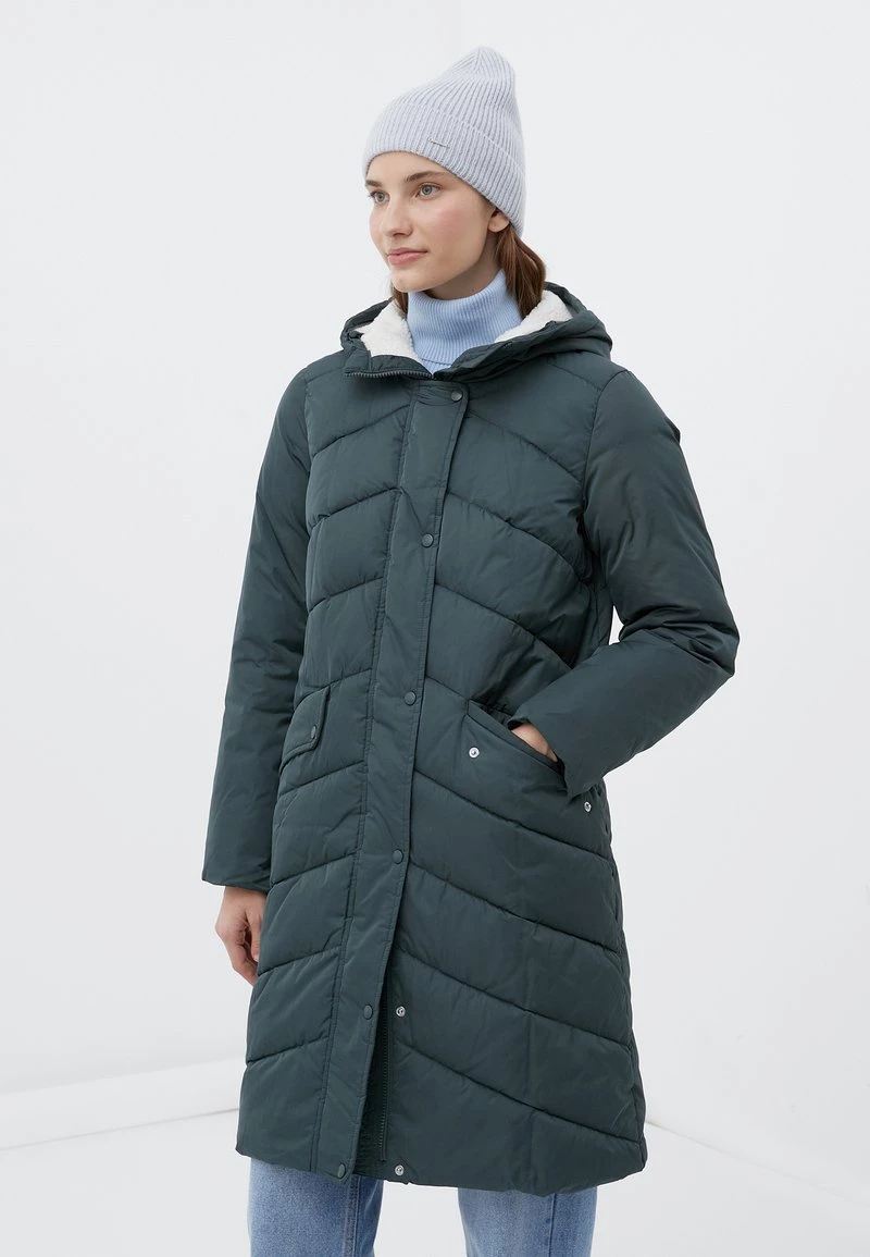 Finn Flare Damen Wintermantel - Dark Green 8 Finn Flare Damen Wintermantel - Dark Green – Bild 6