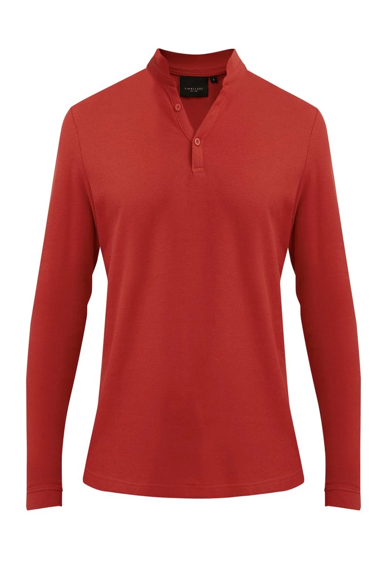 Finn Flare Herren Langarmshirt - Red-brown 9 Finn Flare Herren Langarmshirt - Red-brown – Bild 7