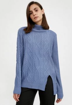 Finn Flare Damen Strickpullover - Light Blue