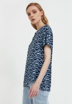 Finn Flare Damen T-Shirt Print - Dark Blue 12 Finn Flare Damen T-Shirt Print - Dark Blue -Finn Flare Verkaufsladen 791ecf7309894351b2a981a93899425e