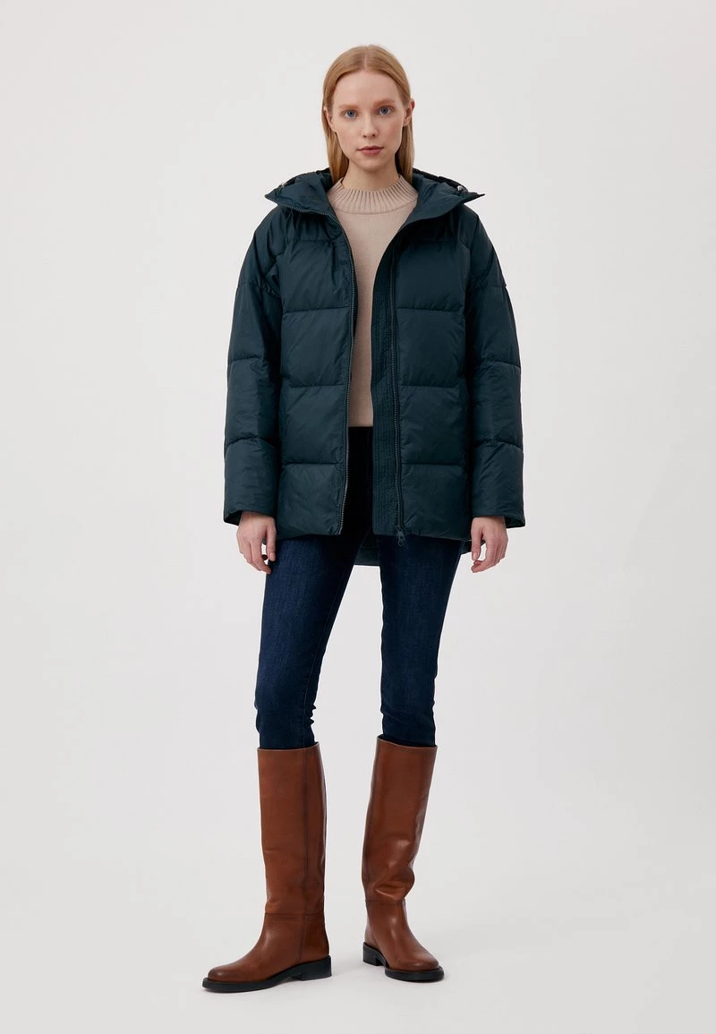 Finn Flare Damen Wintermantel - Dark Green 4 Finn Flare Damen Wintermantel - Dark Green – Bild 2