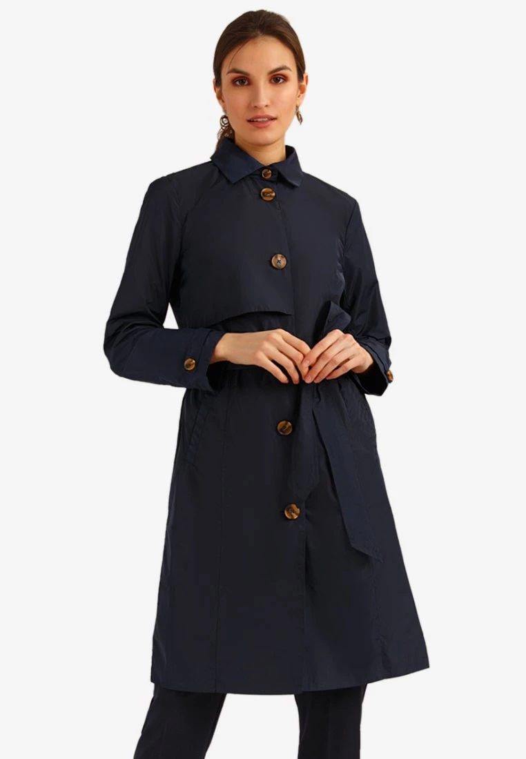 Finn Flare MIT BINDEGÜRTEL - Trenchcoat - Dark Blue | Damen 3 Finn Flare MIT BINDEGÜRTEL - Trenchcoat - Dark Blue | Damen
