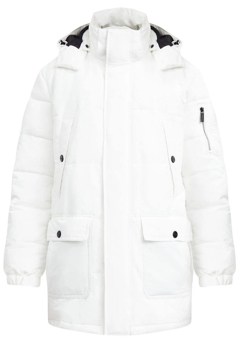Finn Flare Herren Wintermantel - White 10 Finn Flare Herren Wintermantel - White – Bild 8
