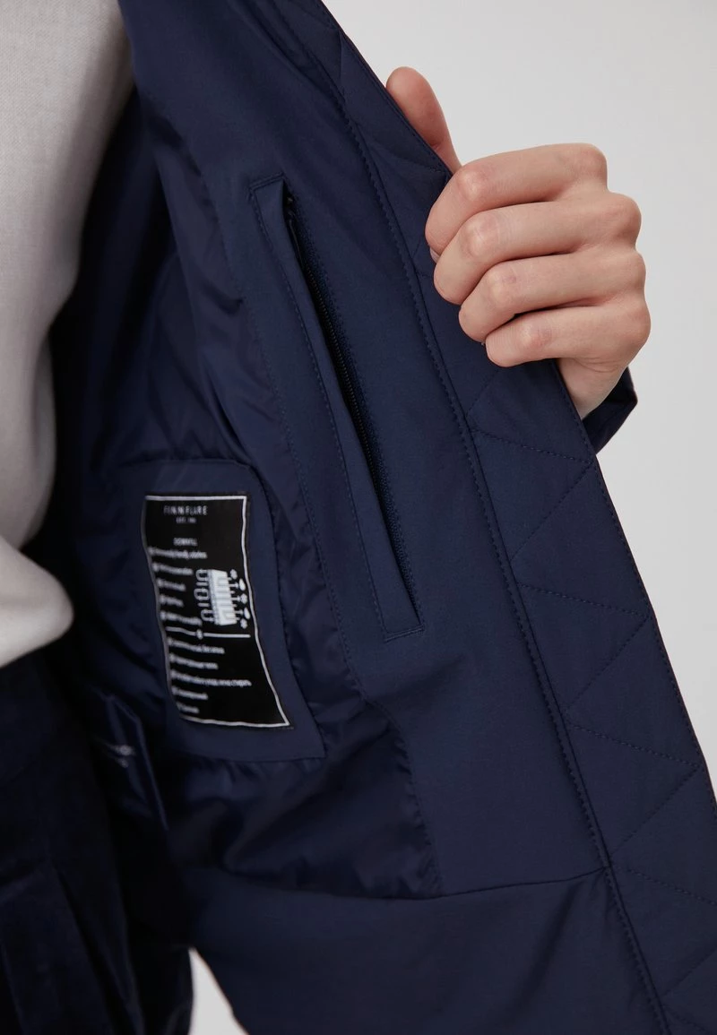Finn Flare Damen Winterjacke - Dark Blue 7 Finn Flare Damen Winterjacke - Dark Blue – Bild 5
