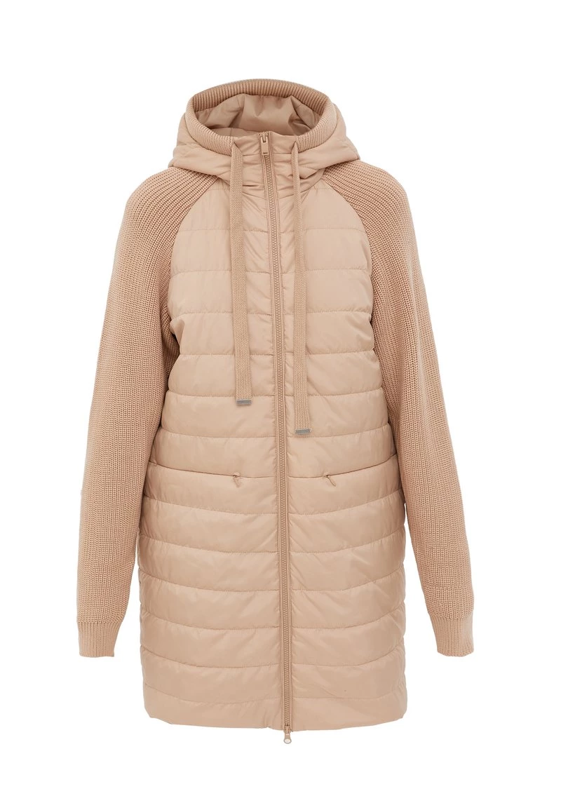 Finn Flare Damen Daunenmantel - Beige 8 Finn Flare Damen Daunenmantel - Beige – Bild 6