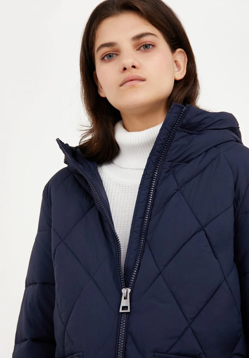 Finn Flare Damen Wintermantel - Dark Blue 8 Finn Flare Damen Wintermantel - Dark Blue – Bild 6