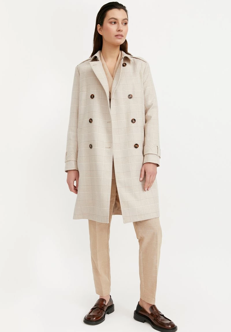 Finn Flare Trenchcoat - Beige | Damen 4 Finn Flare Trenchcoat - Beige | Damen – Bild 2