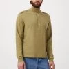 Finn Flare Herren Langarmshirt - Olive-green