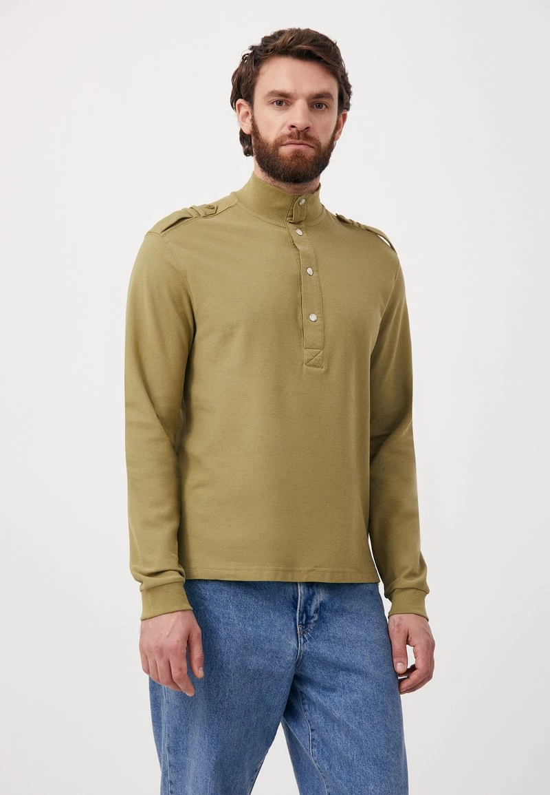 Finn Flare Herren Langarmshirt - Olive-green 3 Finn Flare Herren Langarmshirt - Olive-green