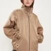 Finn Flare Damen Regenjacke / Wasserabweisende Jacke - Beige -Finn Flare Verkaufsladen 7b92ec968b634ad2a03ef8dbeda85538