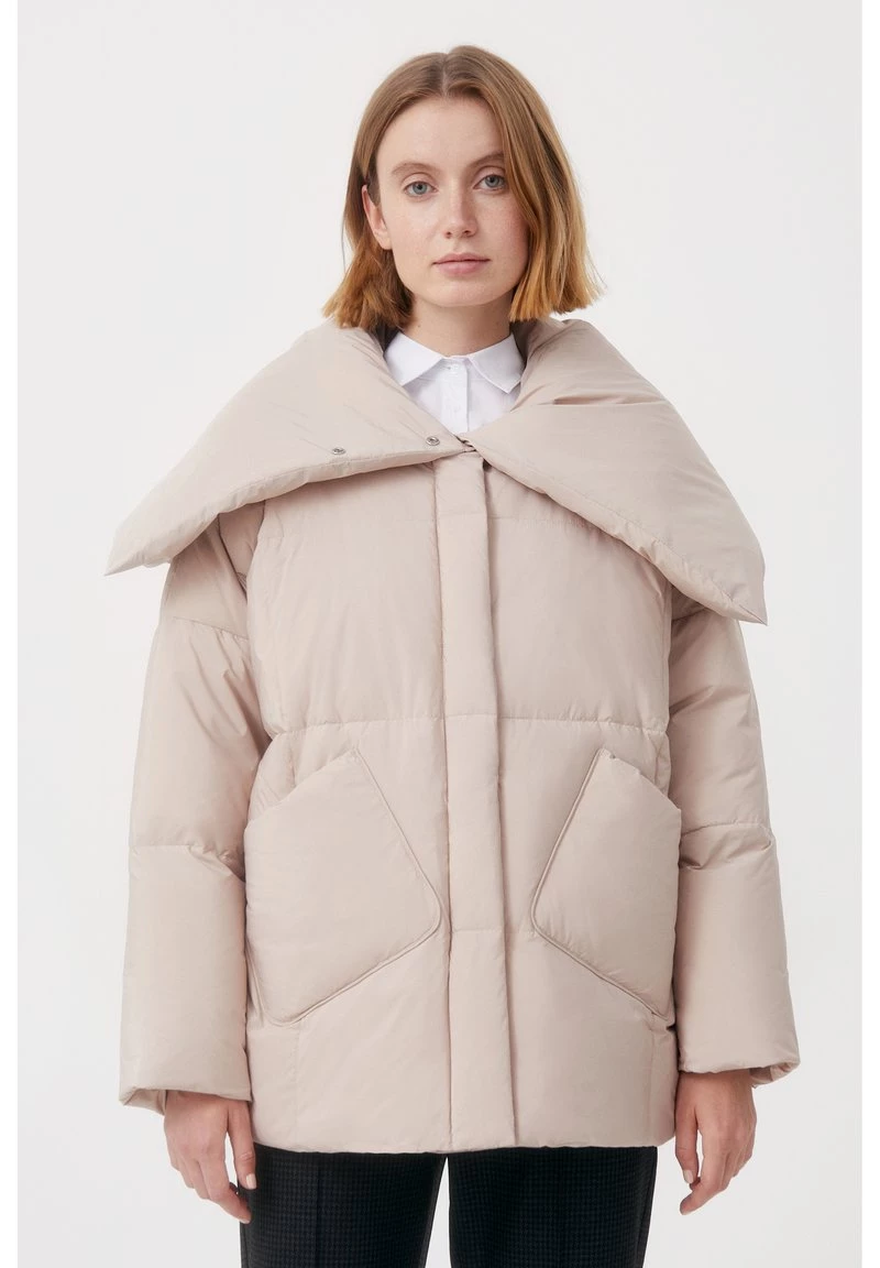 Finn Flare Damen Daunenmantel - Beige 3 Finn Flare Damen Daunenmantel - Beige
