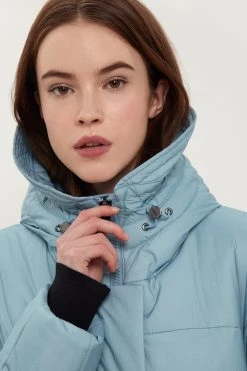 Finn Flare Damen Wintermantel - Blue -Finn Flare Verkaufsladen 7bbaf7f505334acfb1990522d623b2c5