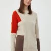 Finn Flare Damen Strickpullover - Beige -Finn Flare Verkaufsladen 7c4462b18064428a82efa45087ed1443
