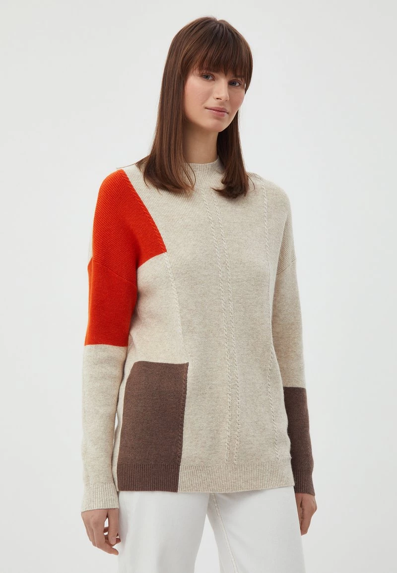 Finn Flare Damen Strickpullover - Beige 3 Finn Flare Damen Strickpullover - Beige