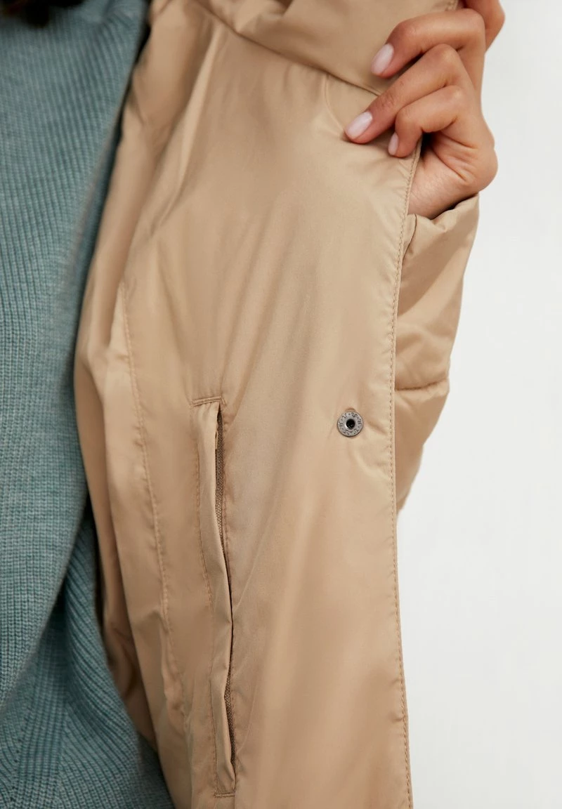 Finn Flare Damen Wintermantel - Beige 9 Finn Flare Damen Wintermantel - Beige – Bild 7