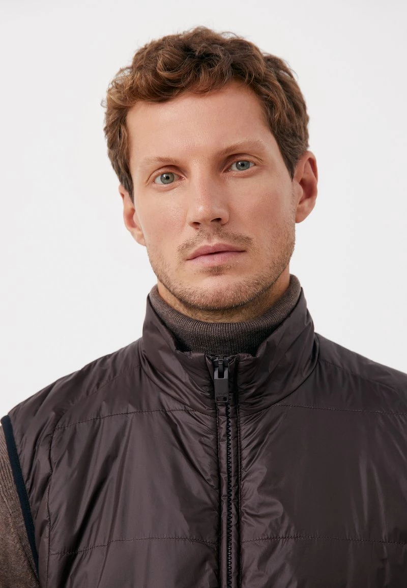 Finn Flare Herren Weste - Dark Brown 6 Finn Flare Herren Weste - Dark Brown – Bild 4