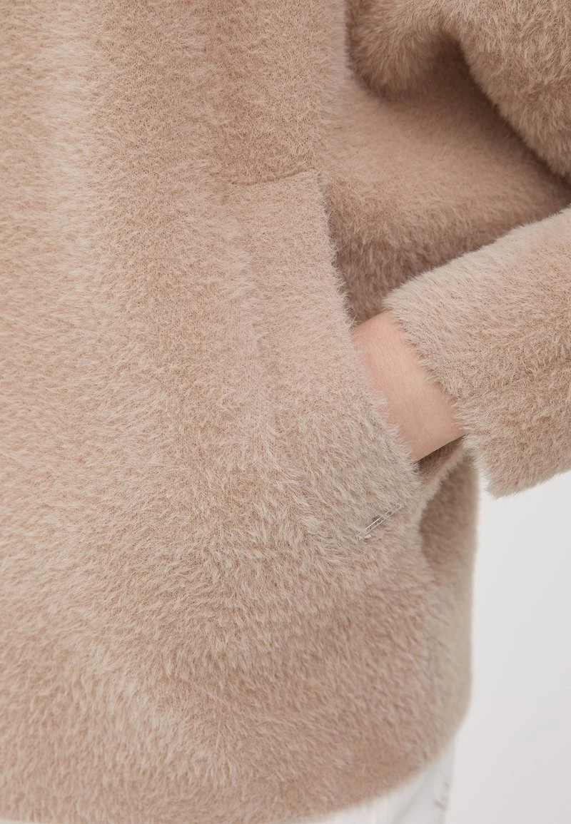 Finn Flare Damen Fleecejacke - Light Beige 6 Finn Flare Damen Fleecejacke - Light Beige – Bild 4