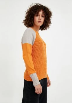 Finn Flare Damen Strickpullover - Brown