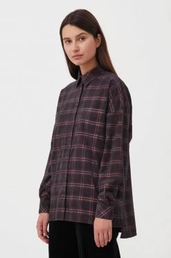 Finn Flare Damen Hemdbluse - Darkgrey -Finn Flare Verkaufsladen 7d8714716ec84b89b811d73326467f33