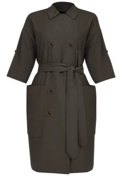 Finn Flare Damen Blusenkleid - Dark Green -Finn Flare Verkaufsladen 7da832935f4a4b0ba90757f736538477