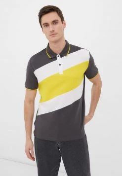 Finn Flare Herren Poloshirt - Dark Grey