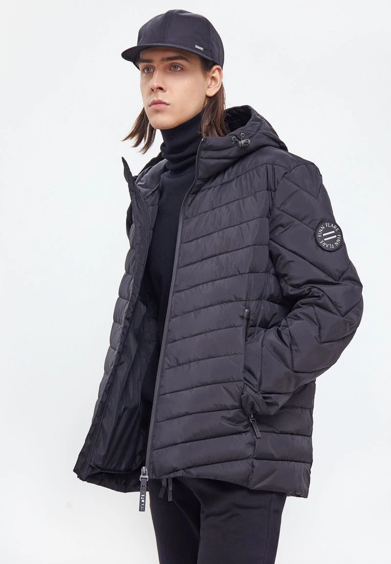 Finn Flare Winterjacke - Black | Herren 8 Finn Flare Winterjacke - Black | Herren – Bild 6