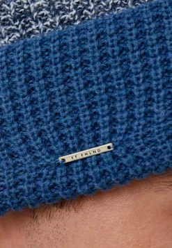 Finn Flare Mütze - Blue | Herren -Finn Flare Verkaufsladen 7e06faa919364a62928eada13c416b57