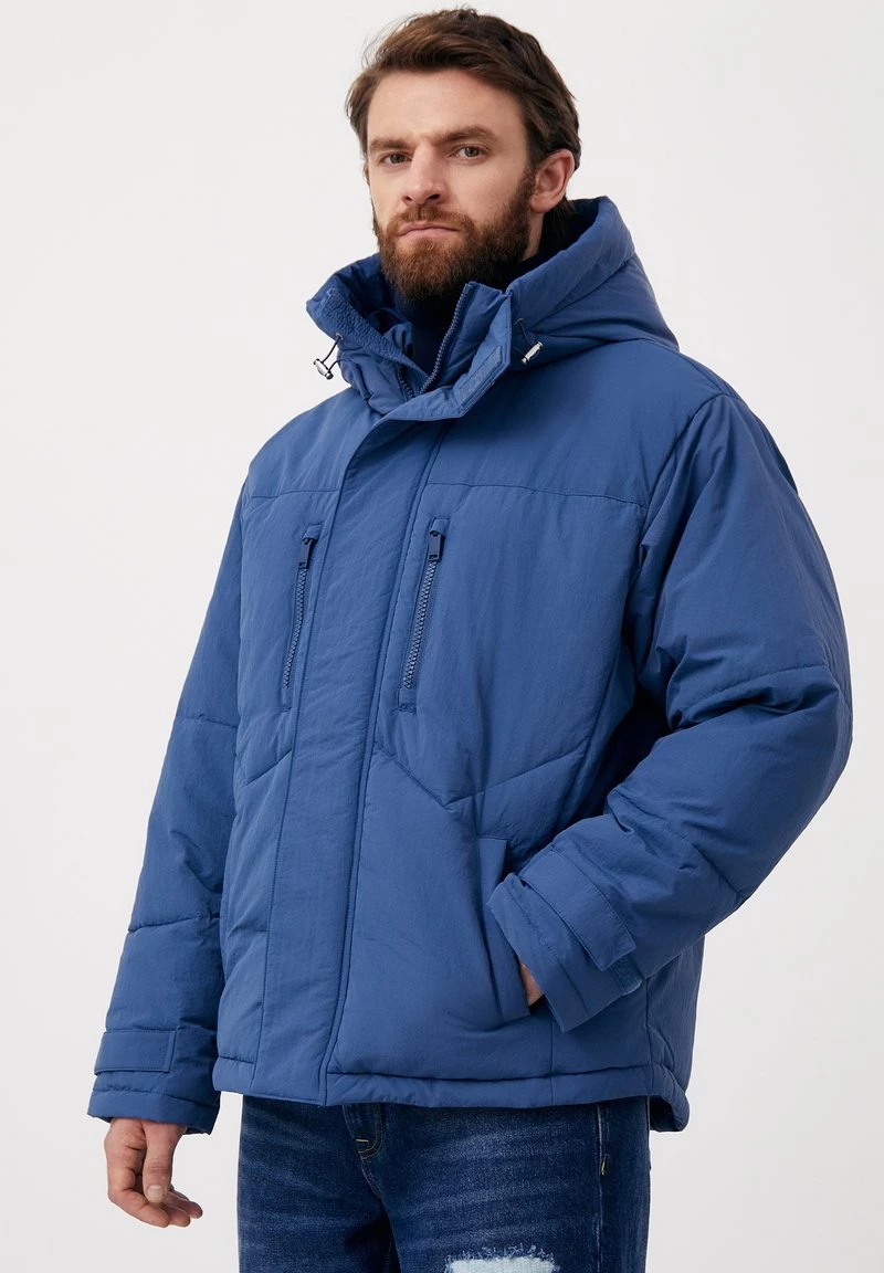 Finn Flare Winterjacke - Dark Blue | Herren 8 Finn Flare Winterjacke - Dark Blue | Herren – Bild 6