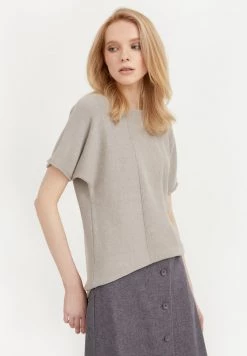 Finn Flare Damen RUNDHALS - T-Shirt Print - Light Brown -Finn Flare Verkaufsladen 7ee673a3bca8453b9f18f5eb54d4715b