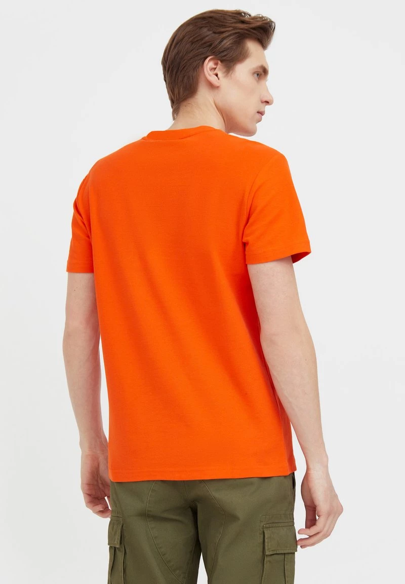 Finn Flare Herren T-Shirt Print - Orange 5 Finn Flare Herren T-Shirt Print - Orange – Bild 3