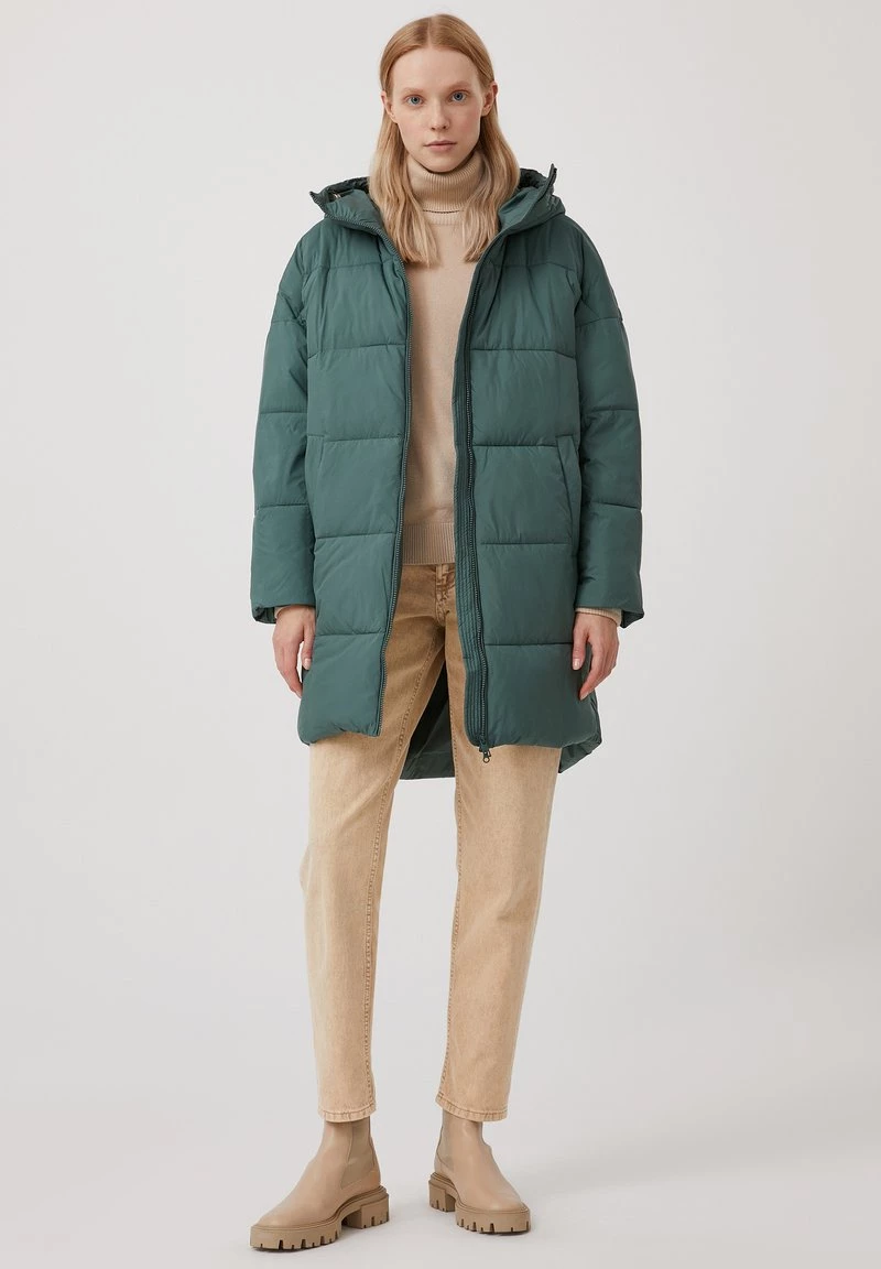 Finn Flare Damen Wintermantel - Dark Green 4 Finn Flare Damen Wintermantel - Dark Green – Bild 2