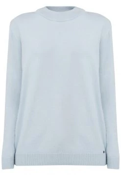 Finn Flare Damen Strickpullover - Light Blue -Finn Flare Verkaufsladen 7fb8cd8c85ba40fc88b5cefab23dad7b