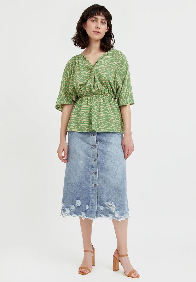 Finn Flare Damen Bluse - Green 4 Finn Flare Damen Bluse - Green – Bild 2